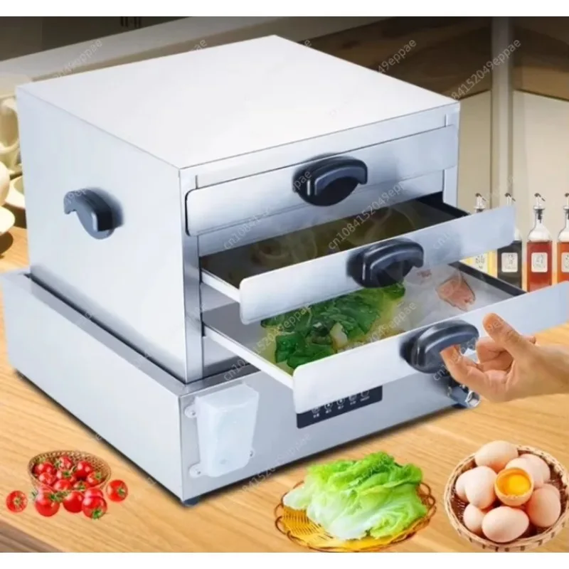 Steamed Vermicelli Roll Machine Commercial Electric Steamer Cooker Rice Noodle Roll Steamer Breakfast Machine Home Appliances