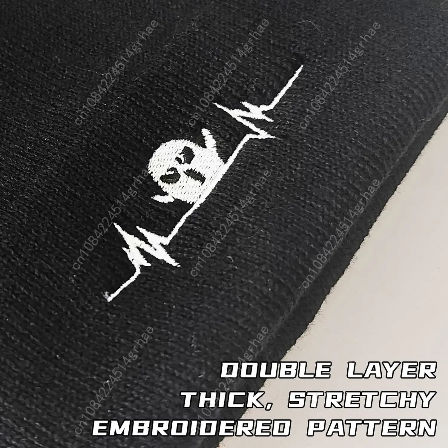 قبعة شتوية مطرزة للنساء والرجال، قبعات صغيرة لطيفة، قبعة شتوية متماسكة لإكسسوارات الشتاء #4