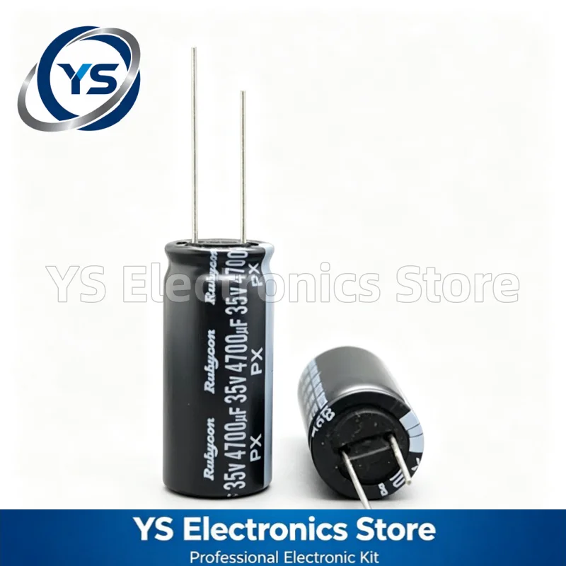 Rubycon PX Series 35V4700UF 16x35.5mm 35PX4700MEFC16X35.5 4700UF35V Electrolytic Capacitor Brand New Genuine Japan 35V 4700UF