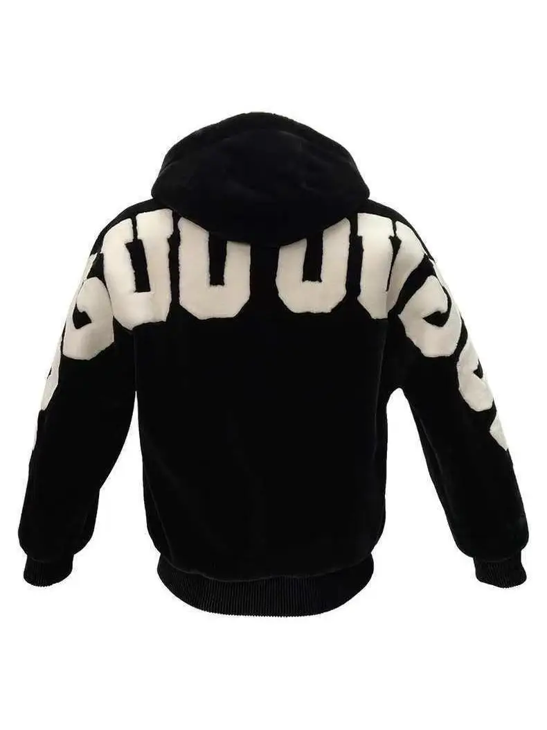 

Мужская куртка с капюшоном на подкладке Fce, осень-зима, повседневная модная универсальная облегающая куртка, верхняя одежда, модная куртка на молнии Haome