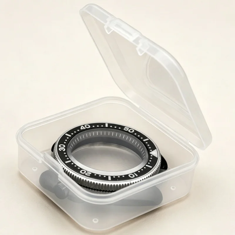 

PP material hard plastic square box Transparent Small Box Storage Tool Component Collection Watch part jewelry storage boxs