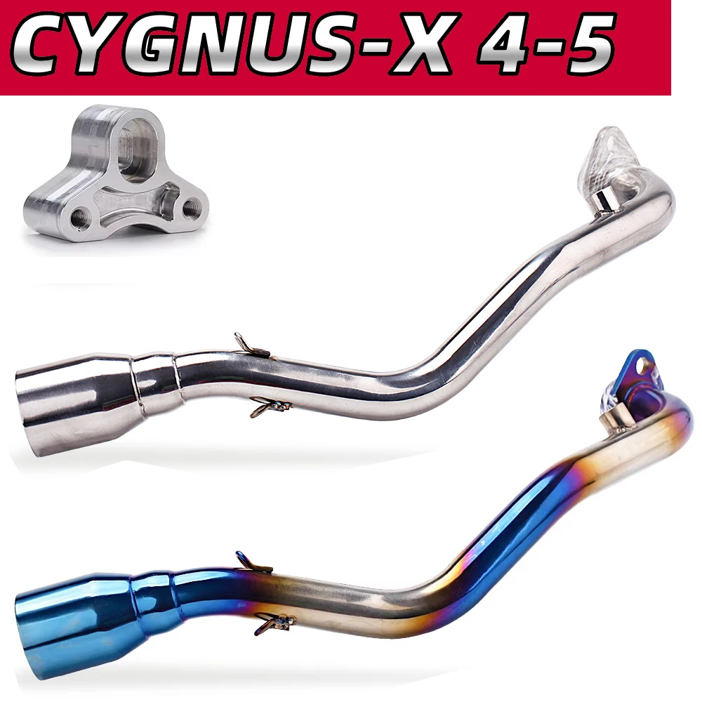 

V4-V5 Exhaust escape front link pipe exhaust muffler system For YAMAHA Cygnus Slip on 51MM motorcycle exhaust muffler