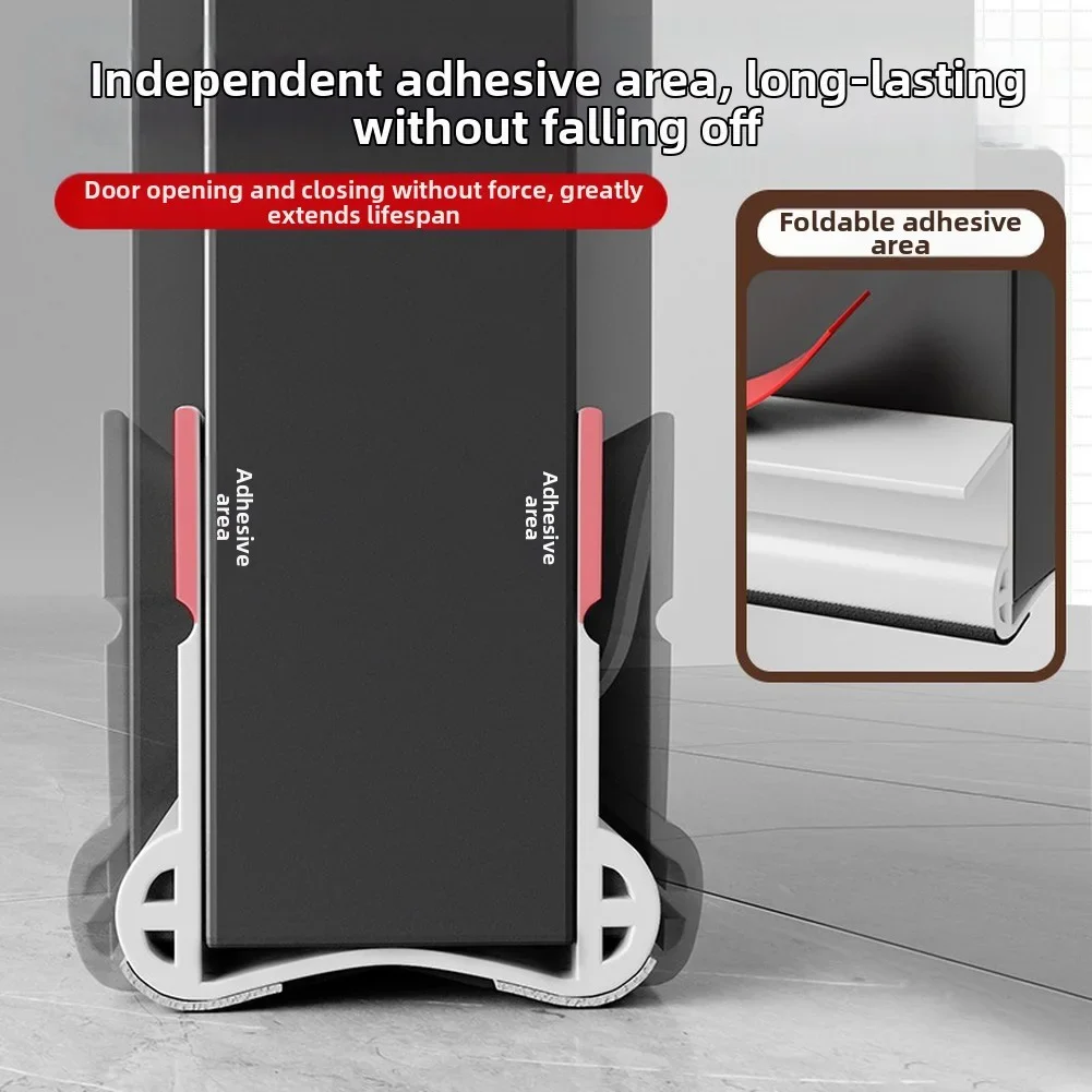 Windproof Strip Soundproof Door Seal AS SHOWN Effective Soundproofing Strip Versatile Application Easy Installation