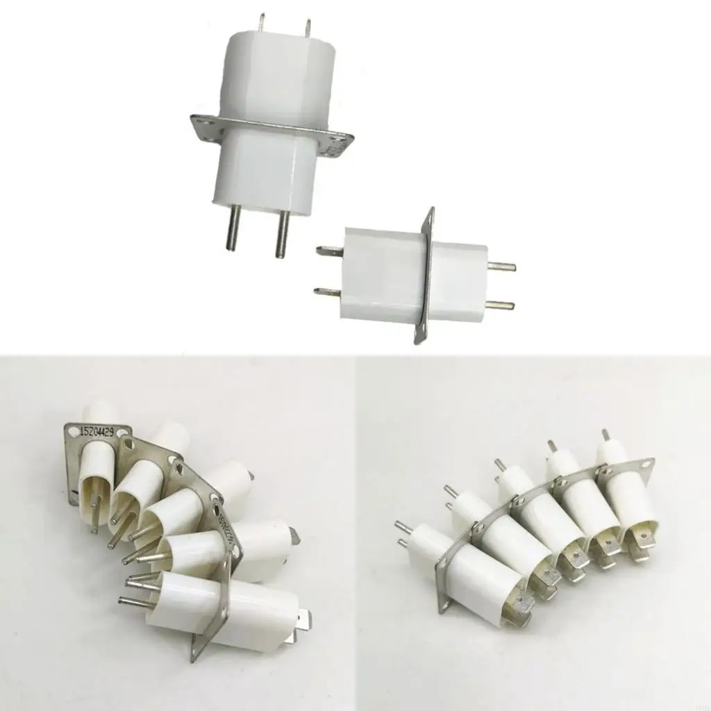 

J1HF 10 Pieces Filament Pin Plugs Reliable Microwave Oven Accessories Microwave Oven Magnetron Plug Microwave Oven Spare Part