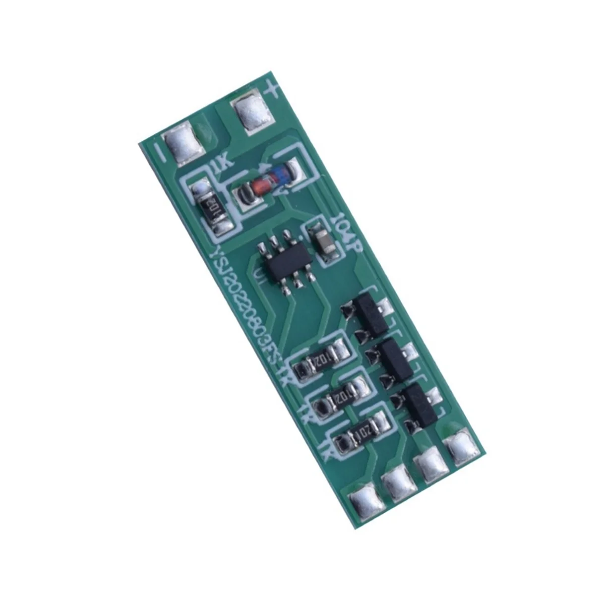 T70C 5Pcs 3-12V Flashing LED Light Module Red Blue Pair Flashing Suitable for Car Model Bicycle Electric Vehicle Safety Light