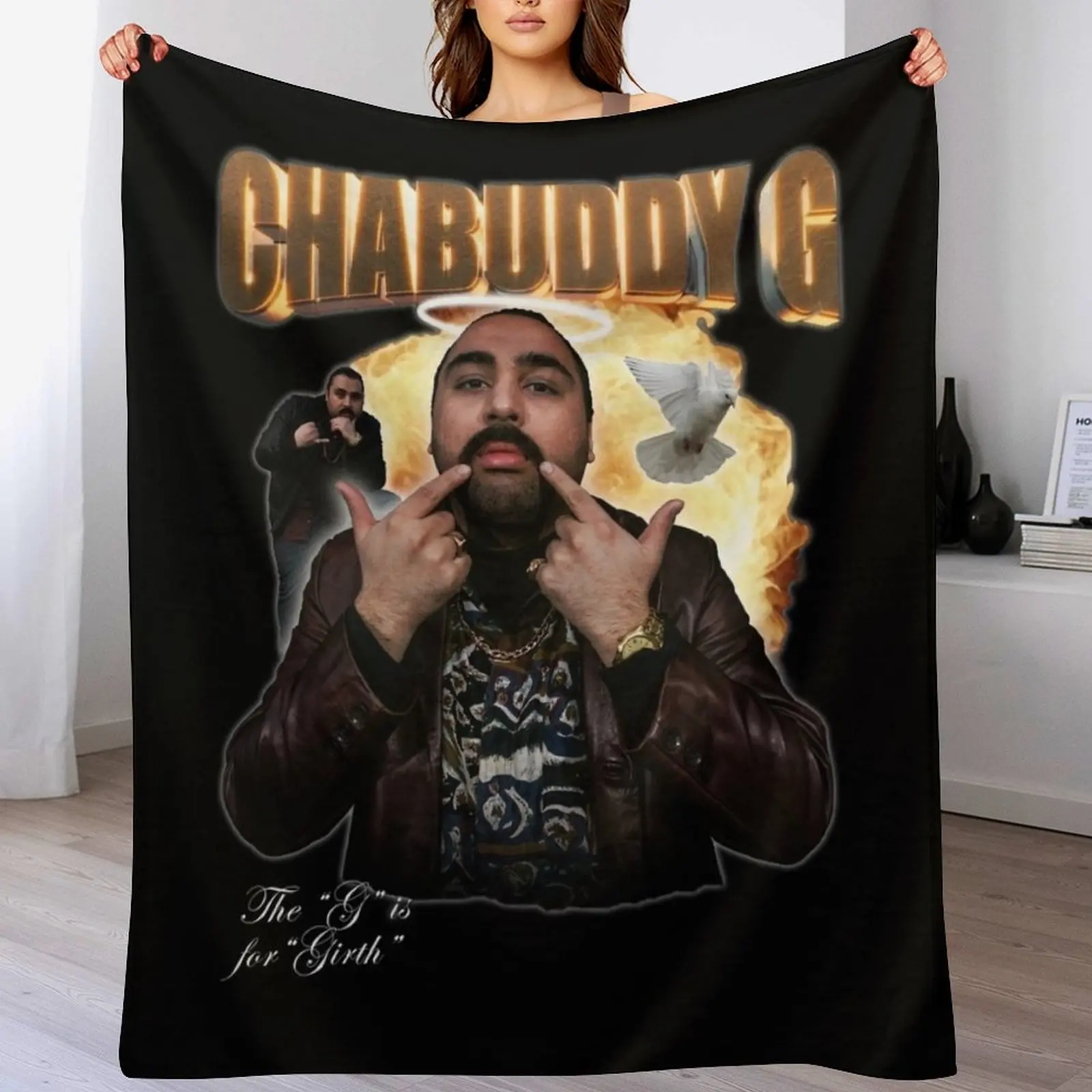 Chabuddy G - The G is for Girth Throw Blanket Sofa Thin Soft Blankets