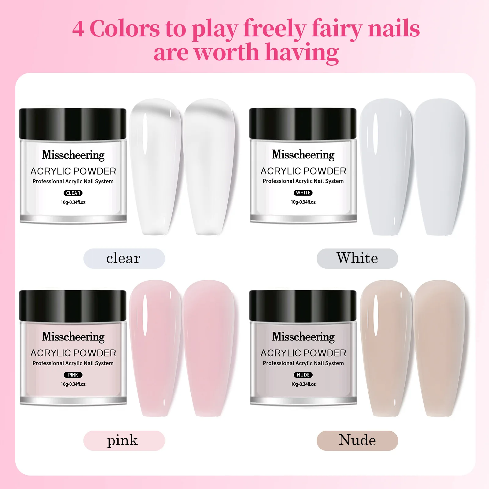 Nail Art Kit With Nail Drill Machine And Nail Glitter Powder - Starter Tool Set For Manicure Beginners