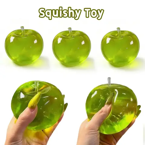 2026Hot Green Apple Squeeze Toys Relieve Stress and Vent Anger Fidget Toys Plasticity Squeeze toys To Relieve Stress for Friends