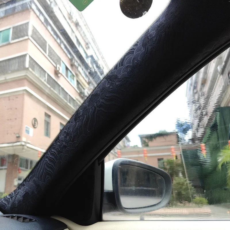 ABC Pillars JDM Style Car Interior Creative Stickers Adhesive Embroidery Trendy Car Stickers, interior ceiling modification