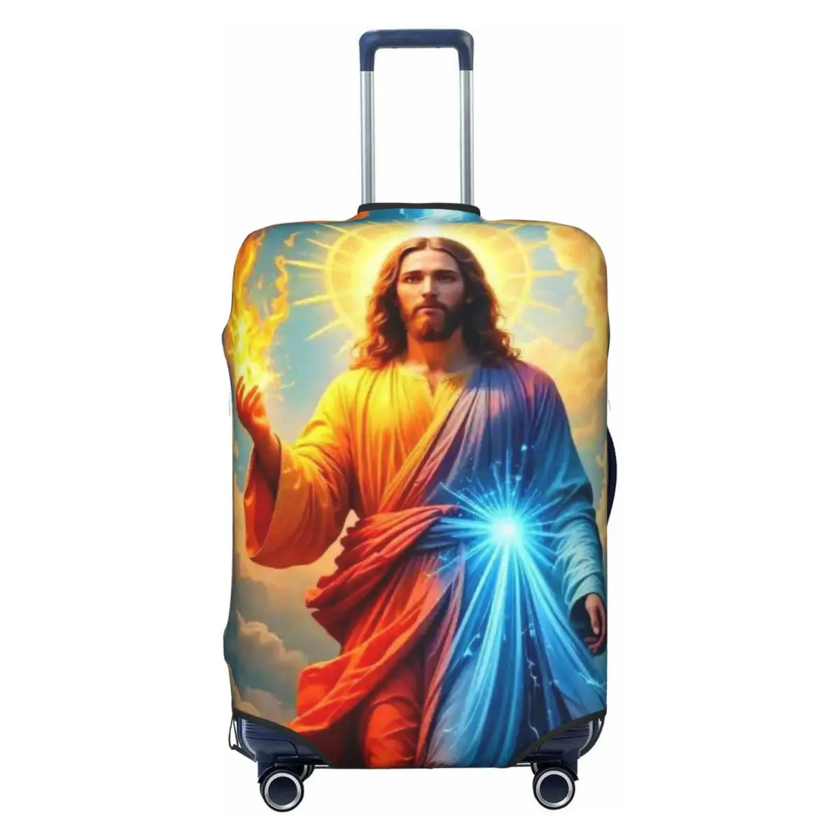 

Christ The Savior Jesus Luggage Cover Elastic Travel Suitcase Protective Covers Suit For 18-32 inch