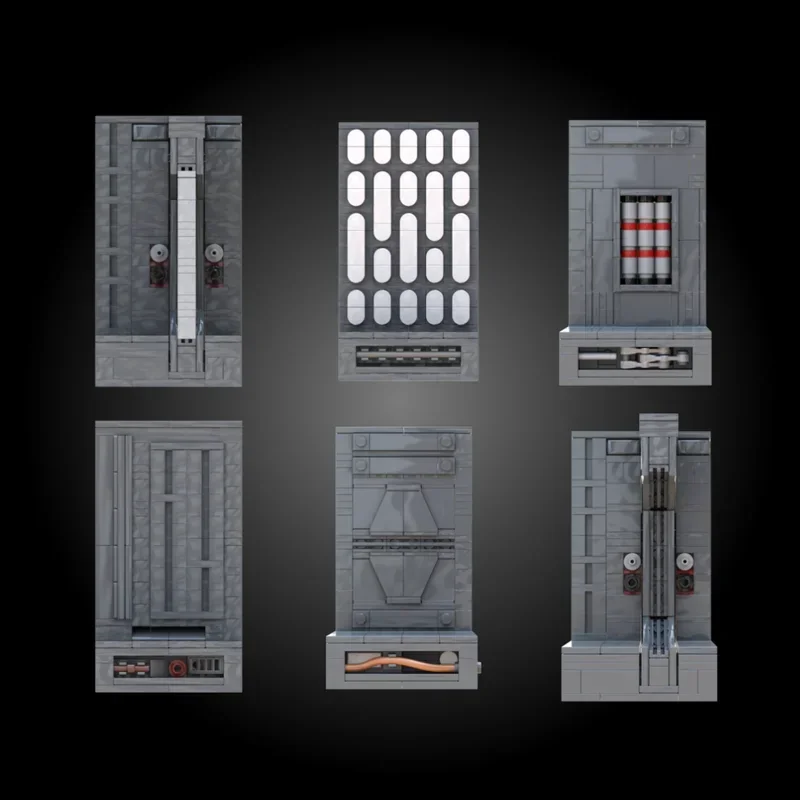 

Moc Building Blocks Imperial Corridors Model Technology Bricks Popular Star Movie Model DIY Assembly Construstion Holiday Toy