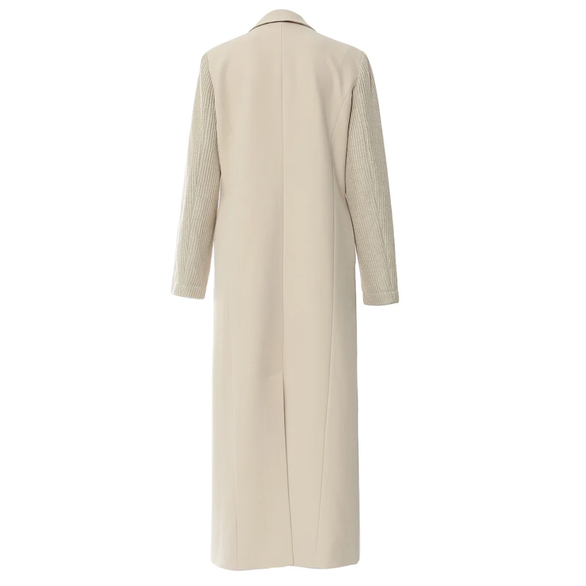 Outono feminino cor bloqueada estilo britânico high-street terno de comprimento médio trench coat elegante moda outerwear