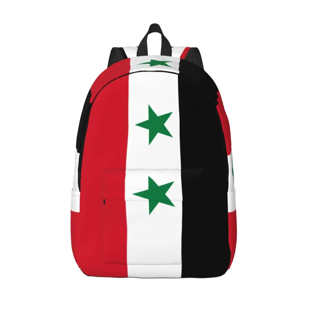 Flag Of Syria Cool Backpack Sports High School Work Daypack for Men Women Laptop Computer Shoulder Bag