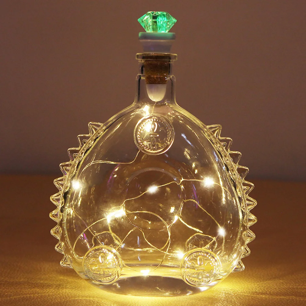 

3pcs Usb Rechargeable Color Changing Led Wine Bottle Lights Glow Cork Stopper For Party Christmas Wedding Decoration Rechargable