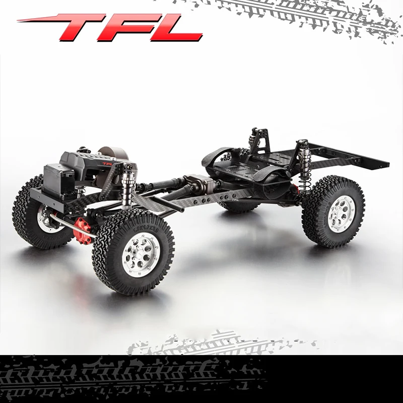 TFL 1/10 RC Crawler Remote Control Car D110 CNC Metal Chassis 334MM WB W/O Shell TOUCAN Outdoor Toys For Boys Gift TH01739-SMT8