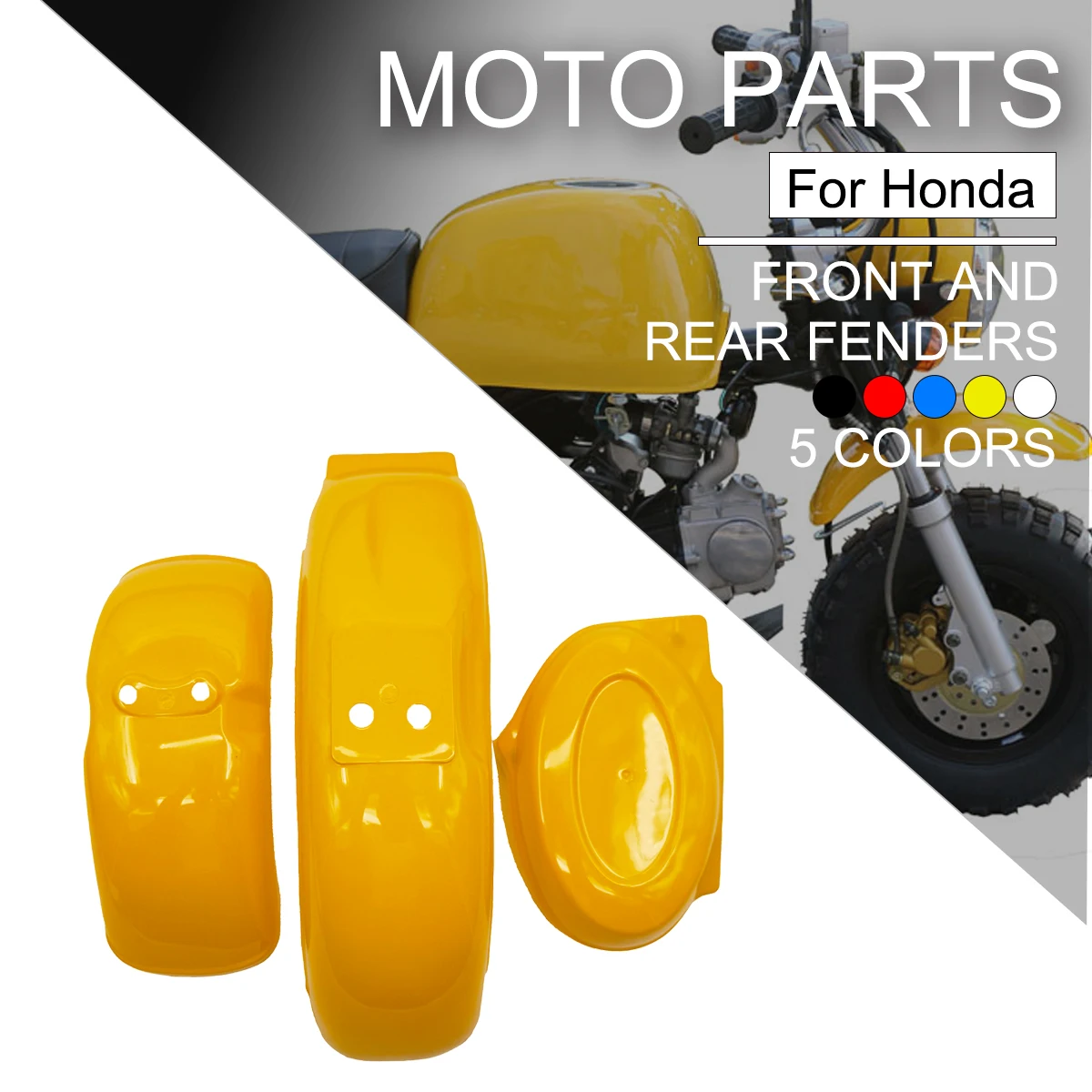Accesorios para motocicleta, guardabarros delanteros y traseros, panel lateral para Honda Mini Trail Monkey Gorilla Z50J Z50A Z50 Z110 Z125