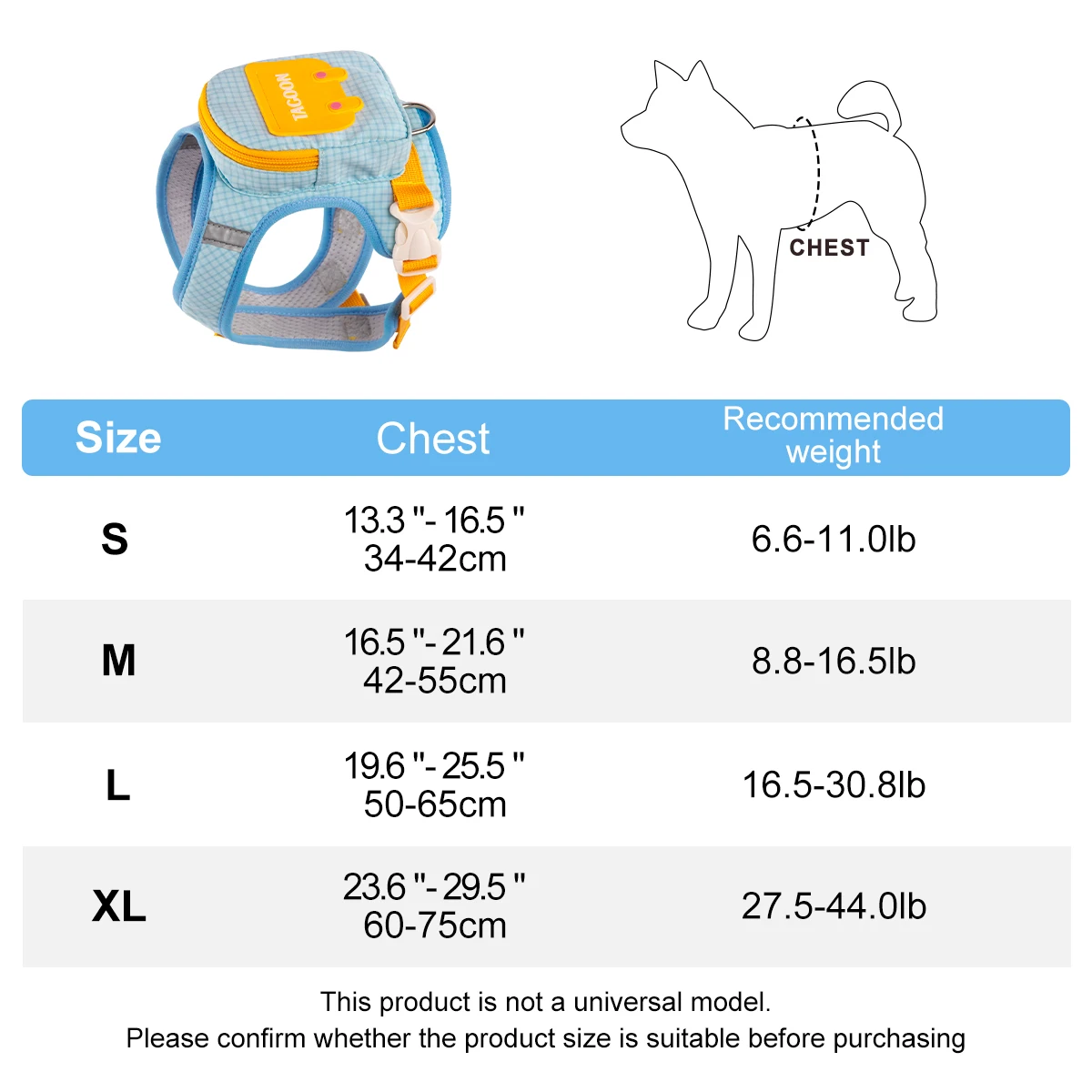 Hundegeschirre und Leinen mit weichem Design, ausbruchsicherem, atmungsaktivem Futter, geeignet für Kätzchen, kleine und mittelgroße Hunde. Hundegeschirr. – Detail 1