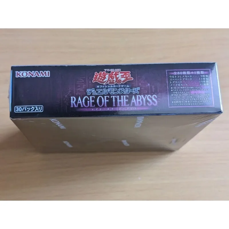 Yugioh Card Game Konami Official Box- RAGE OF THE ABYSS Booster Box Japanese Sealed