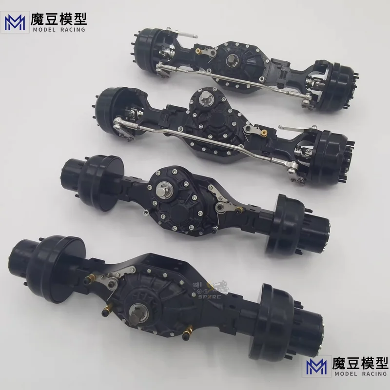 1/14 Cnc Precision Production Mud Head Wheel Side Deceleration Bridge Drive Axle Differential Lock  For Tamiya Lesu Rc Truck