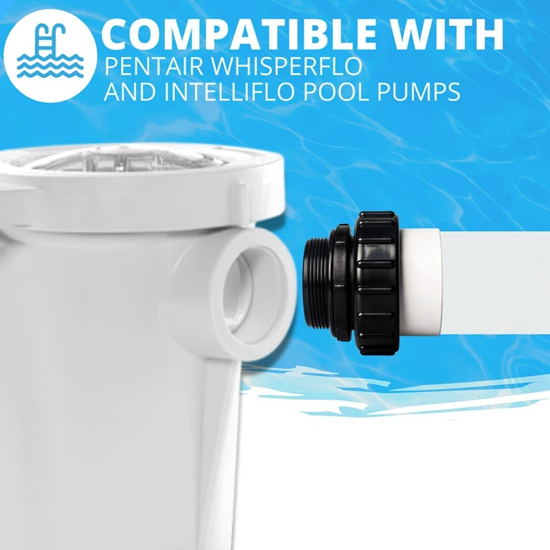 2 inch MIP X 2 inch hoge temperatuur fitting voor Pentair Whisperflo Intelliflo voor Schema 40 mannelijke adapter