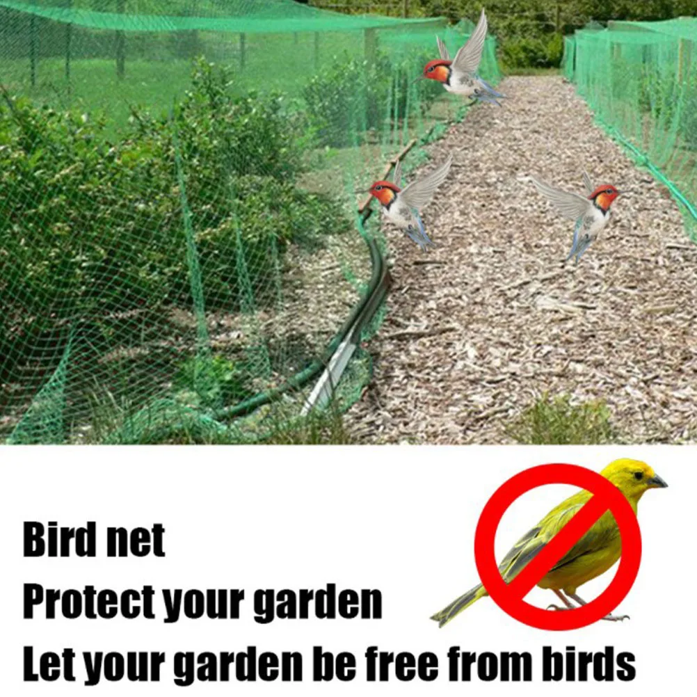 

Anti Bird Net Fine Mesh Garden Netting for Fruit Tree Protection Vegetable Plant Netting Reusable Durable Nylon