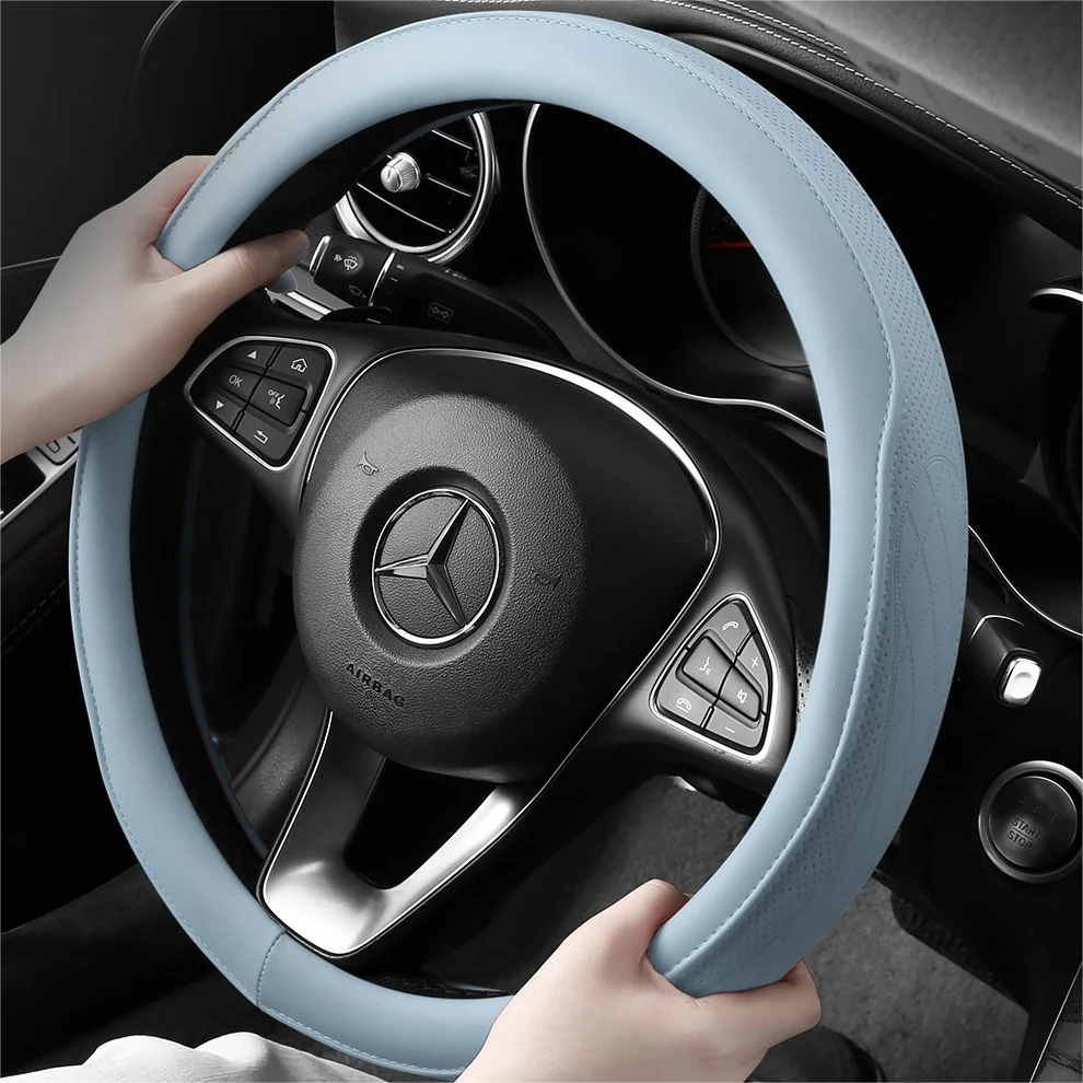 Leather Steering Cover 3
