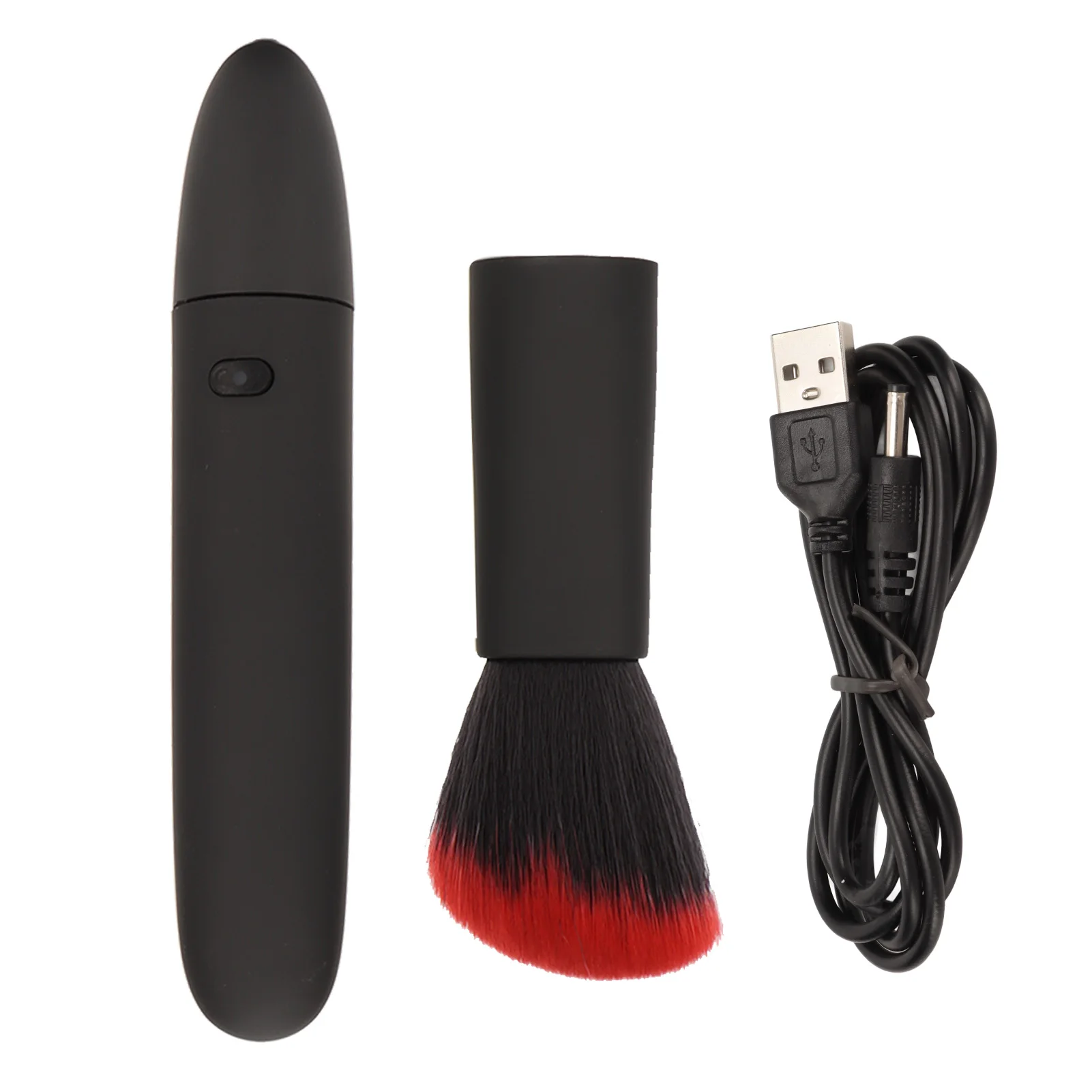Electric Makeup Brush 180mAh Multifunctional Rechargeable Electric Blush Brush 10 Gears Waterproof for Daily Life