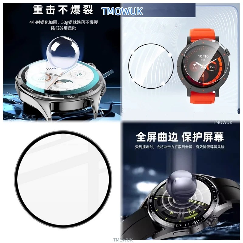 

For Nothing CMF Watch3 Pro Screen Protector - HD Soft Film, Shock-absorbing, Precision Cut For Curved Screen [Shock-absorbing, P
