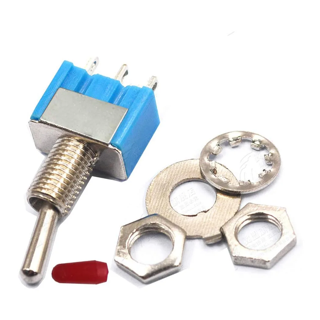 3PCS Toggle Switch, 3V/5V/12V/24V/72V/110V/220V/240V/Mini ON/Off SPST Switch with Pre-soldered Wire, for Car, Truck