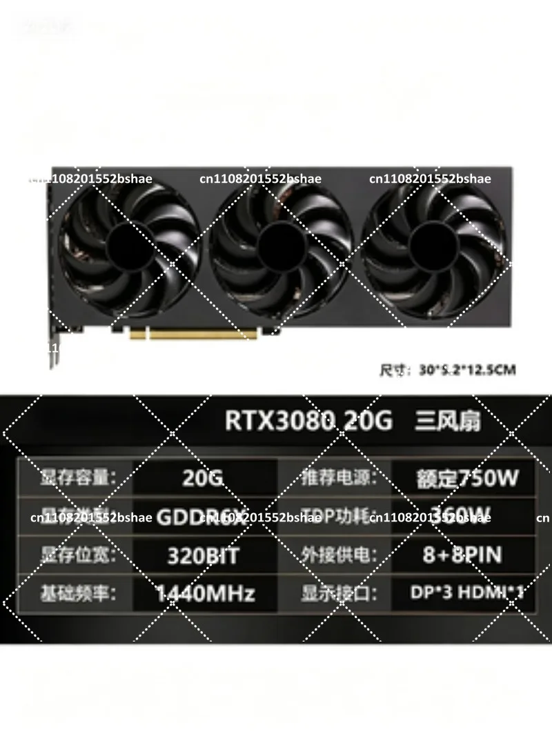 High Performance 24GB GDDR6X Graphics Card for AI Training Deep Learning Rendering Workstation