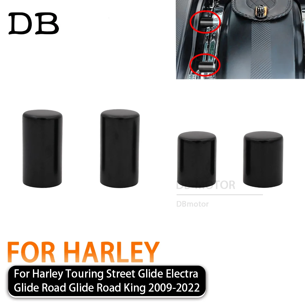 

For Harley Touring Docking Hardware Cover Kit Black Or Chrome Fit Street Glide Electra Glide Road King 2009 - 2021 Accessories