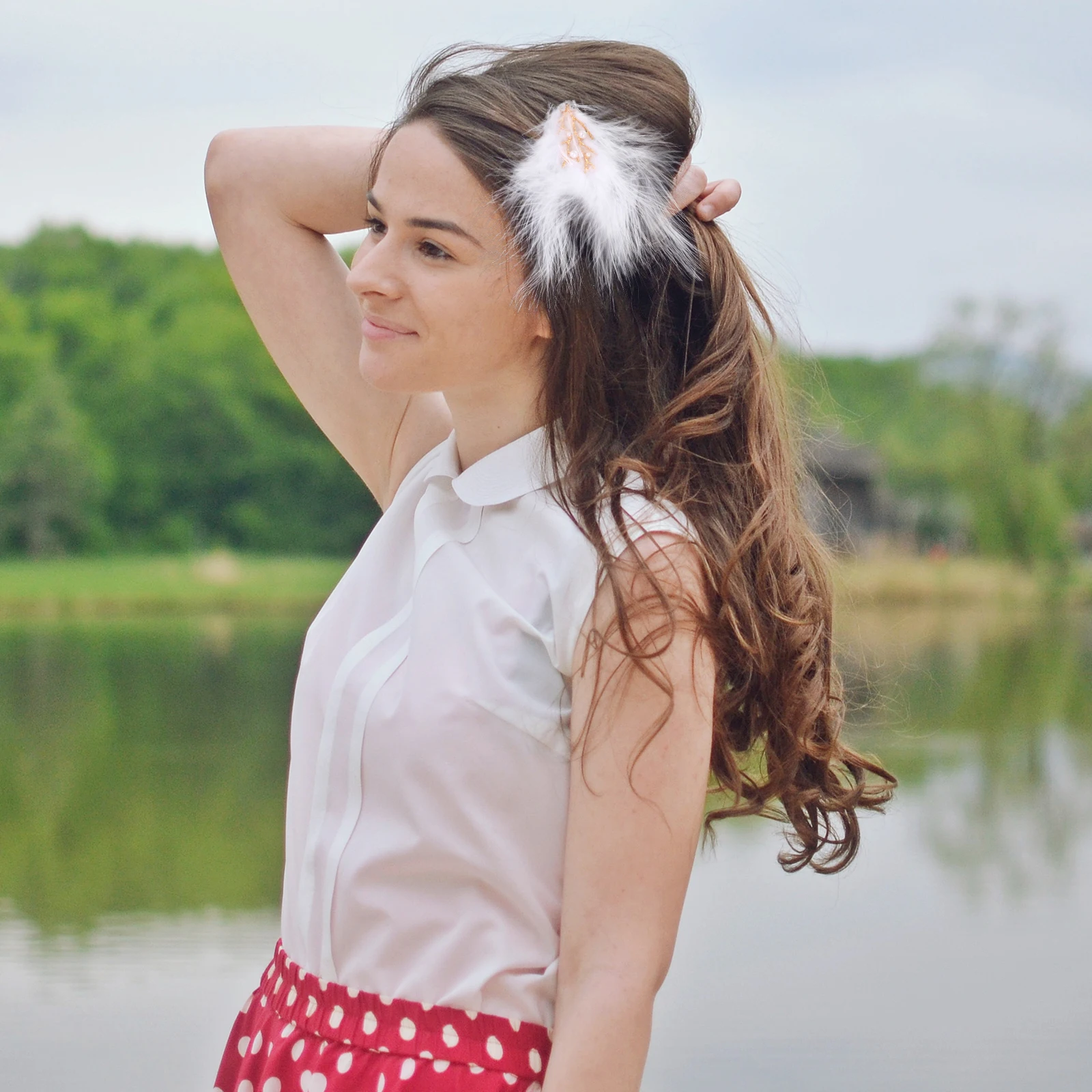 

2pcs Barrette Hair Clips Elegant Girl Headpiece Claw Clip Non Slip Design For Party Stage Pigtail Bun Accessories