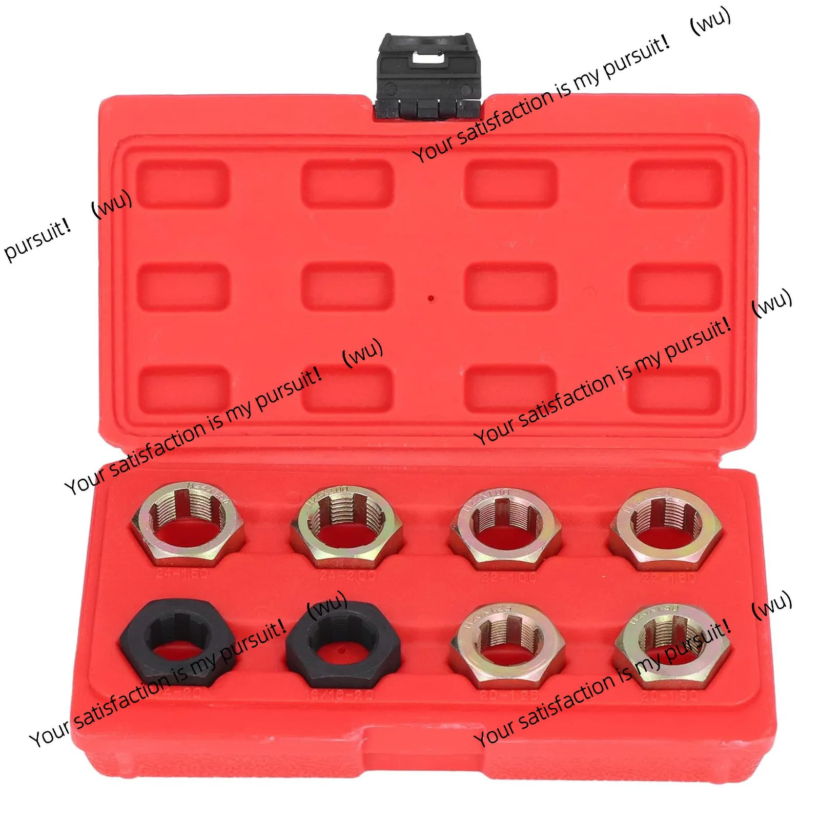 8 sets of automotive drive shaft metric threaded screw hexagonal tap repair auto repair kit tools