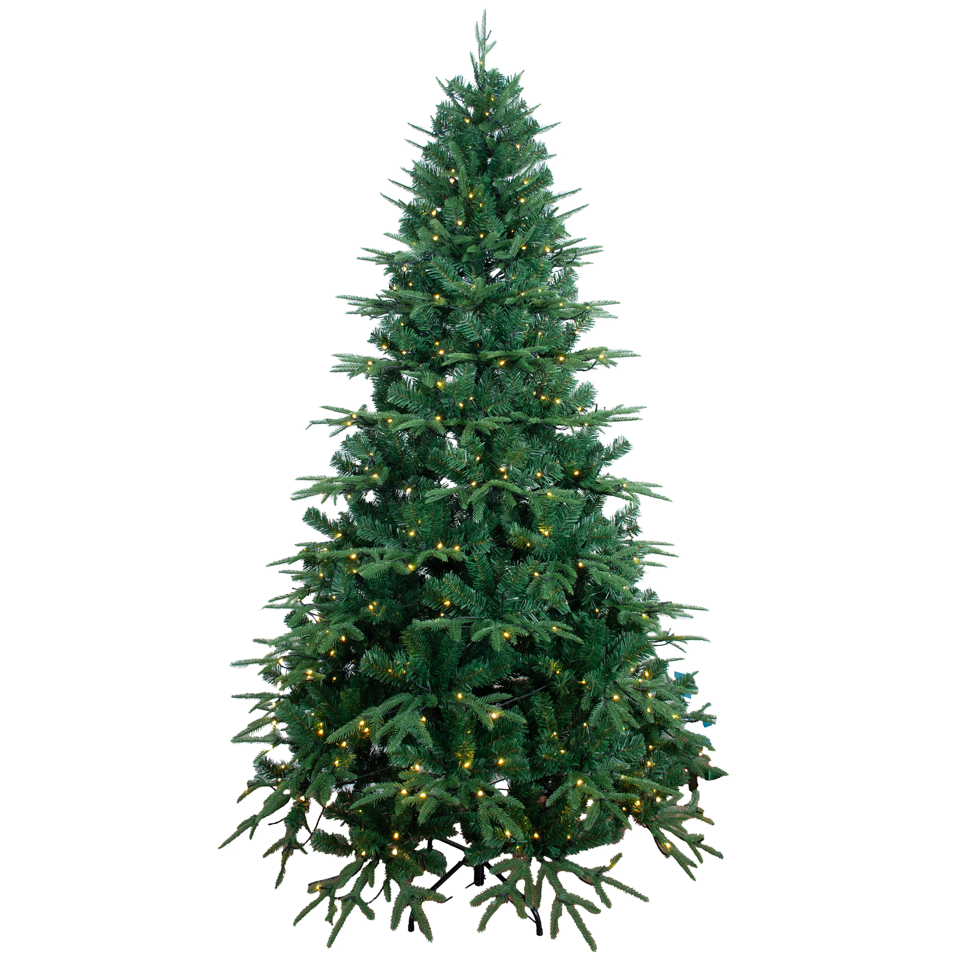 

Новинка 2025 года, смешанная рождественская елка из ПВХ с предварительной подсветкой, украшение для дома, украшение для отеля, супермаркета