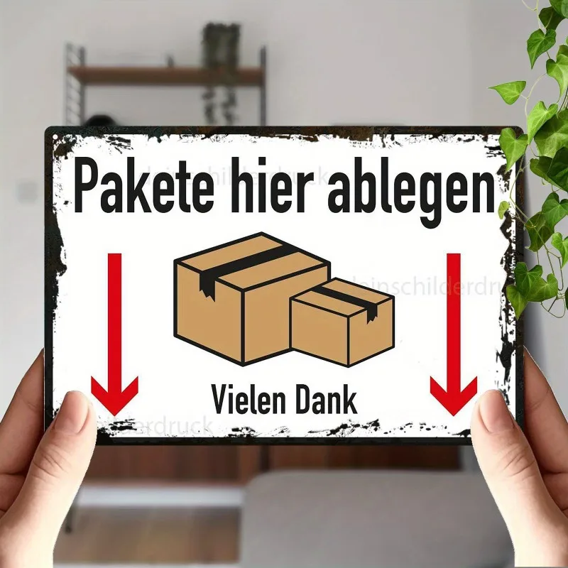 Aluminum 2D Flat Drop-Off Sign 