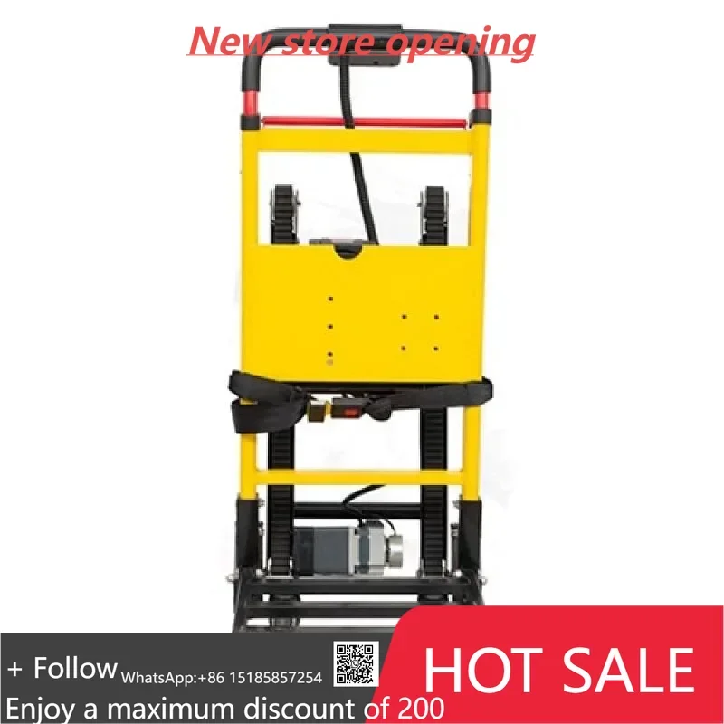 Складная электрическая тележка для подъема по лестнице, ручная для загрузки тяжелых условий эксплуатации