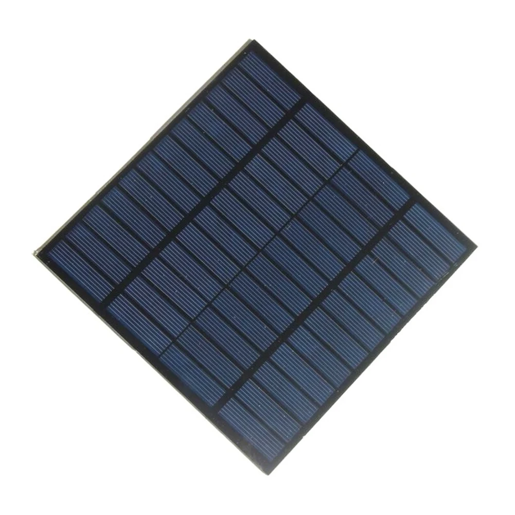 3W 12V Solar Panel with 102g Weight and 1m Cable for Easy Deployment in For Outdoor Surveillance Lighting and Remote Monitoring