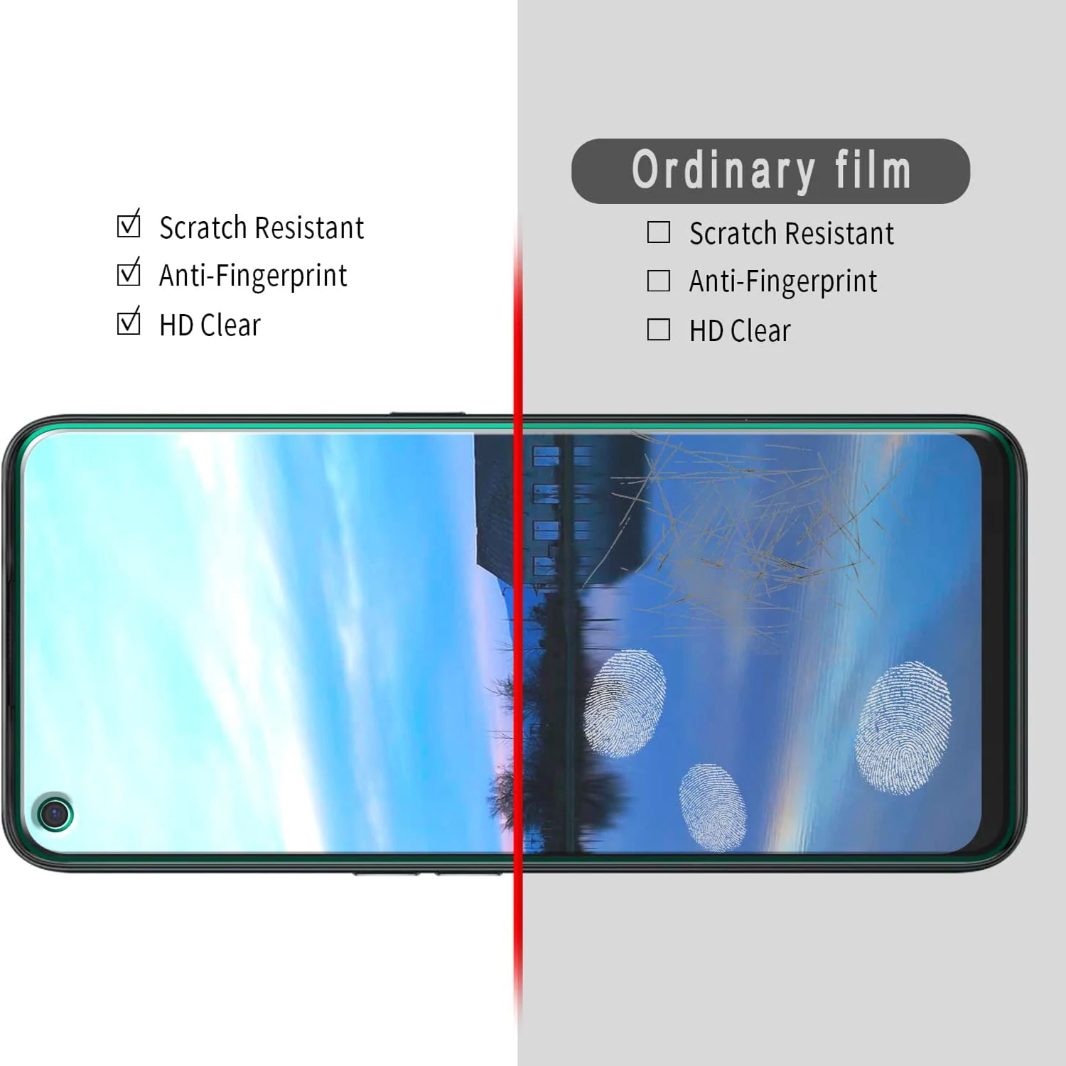 2/4 stuks 9H gehard glas voor Samsung Galaxy A21 A21s schermbeschermer glasfilm