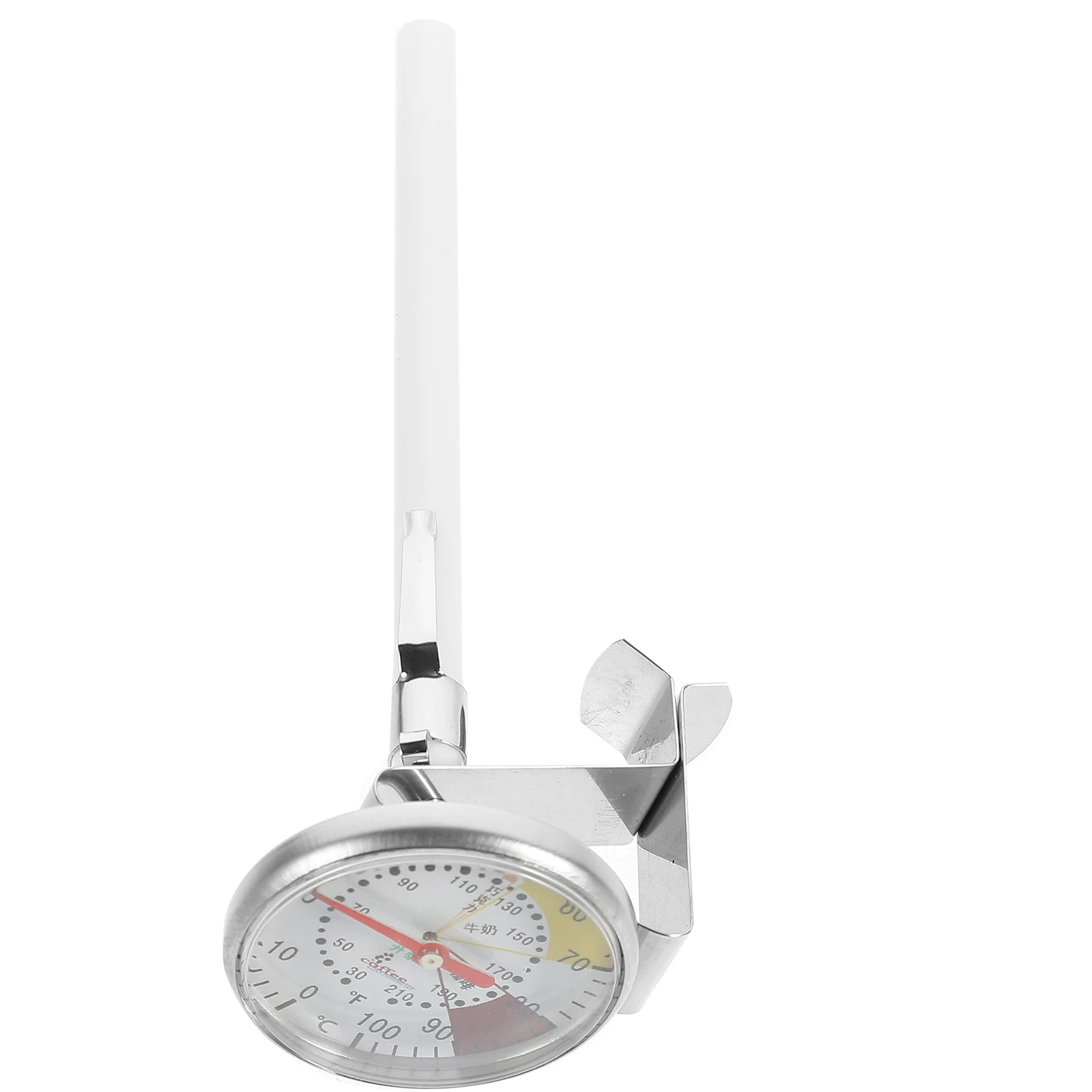

Coffee Milk Foam Temperature Device Premium Stainless Steel Espresso Cappuccino Thermometer Easy Clean Portable