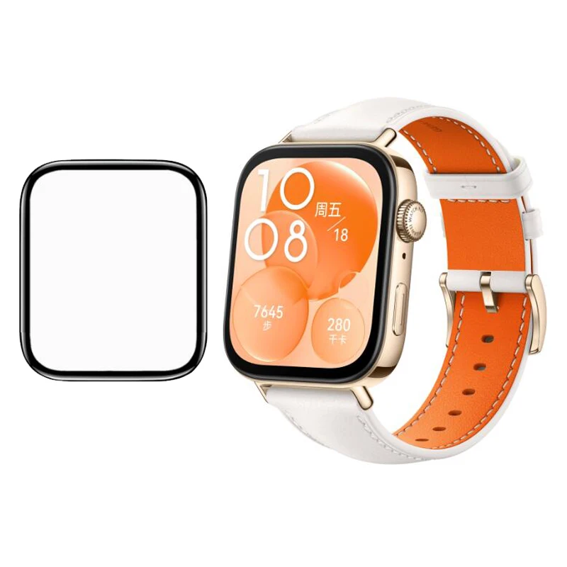 

3D Curved Soft Edge Clear Protective Film Smartwatch Full Cover For Huawei Watch Fit 3 Screen Protector Fit3 Smart Accessories