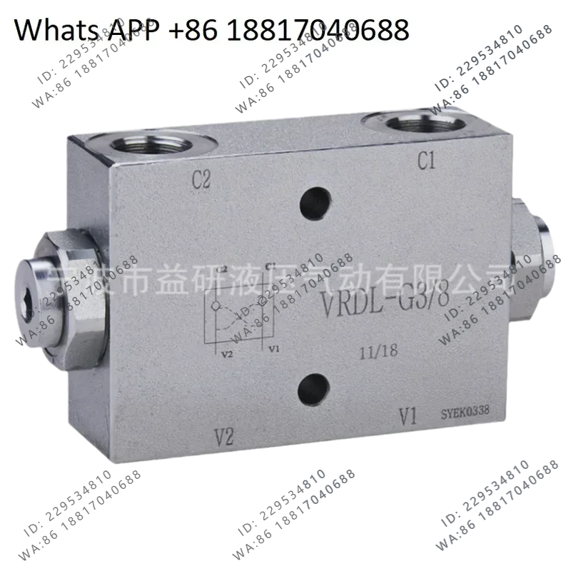 

Two-way hydraulic lock VRDL-G3/8 high quality spot supply, leg lock, cylinder two-way lock