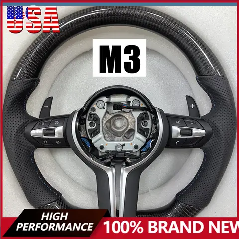 M Sport Steering Wheel for BMW F30 F32 F20 F87 F80 F82 F21 F22 M2 M3 M4 M5 Carbon Fiber black Steering Wheel