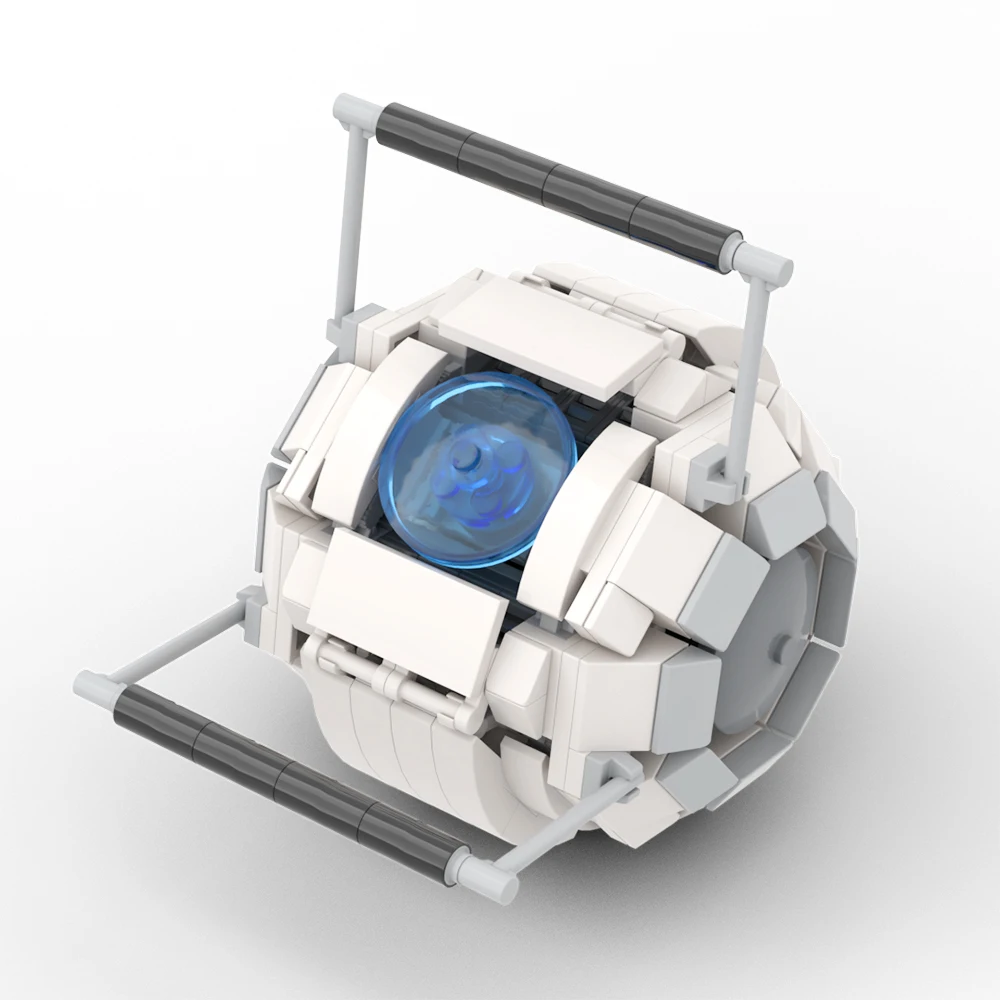 MOC Portal 2 Wheatley GLaDOS 메카 로봇 빌딩 블록 세트, Atlas/P-Body 천공 벽돌, 어린이 생일 선물 DIY 장난감