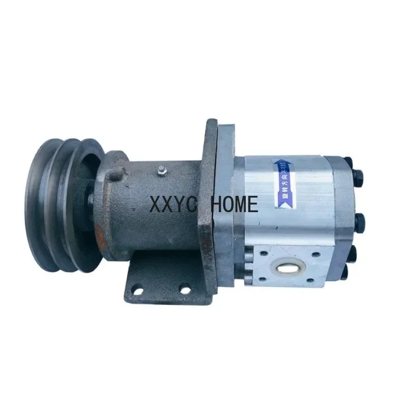 

E532 E550 E563 E580 hydraulic reinforced oil pump seat gear double groove pulley four hole pump bracket