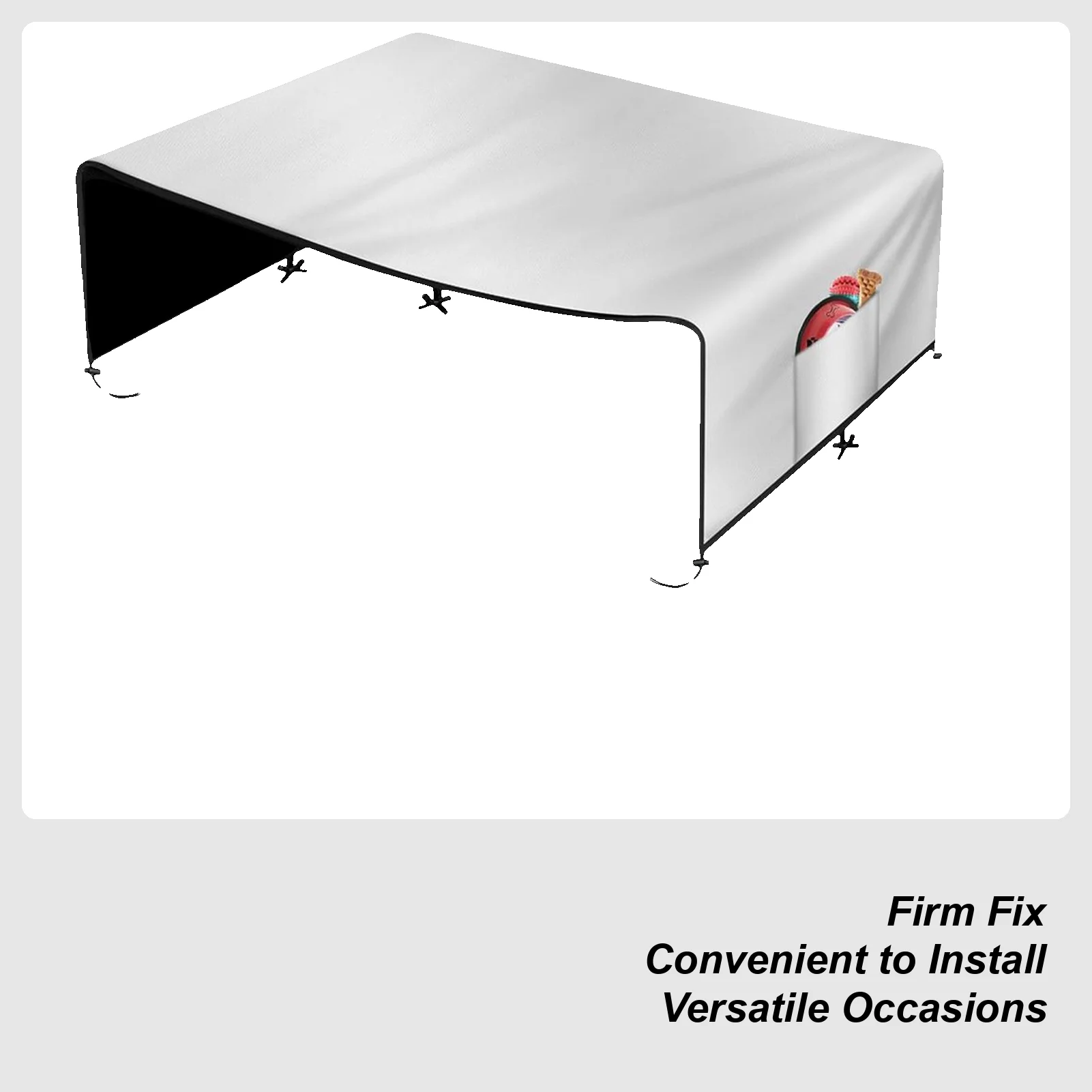 Crate Cover 210D Oxford Privacy Enclosure Sunshade Waterproof Large Kennel Cover For Patio Picnic Outdoor Camping Backyard Beach