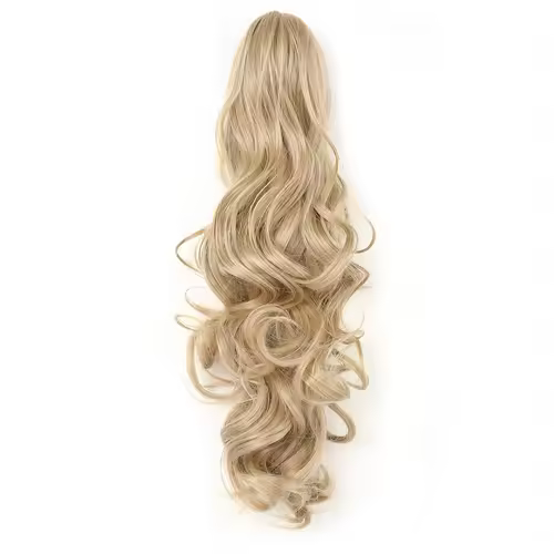 Claw Clip Ponytail Extension 18"&24 Clip in Wavy Synthetic Ponytail Hair Extensions Long Pony Tails for Women Extensions - Image 12