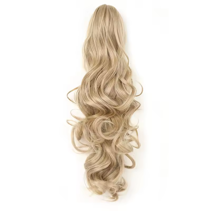 Claw Clip Ponytail Extension 18"&24 Clip in Wavy Synthetic Ponytail Hair Extensions Long Pony Tails for Women Extensions - Image 12