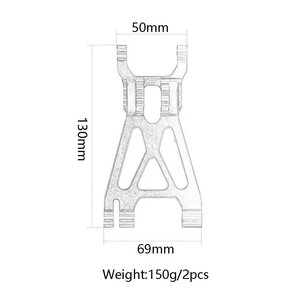 1/8 2PCS Aluminum Suspension A-ARMS #85238 FOR RC HPI SAVAGE Flux HP 2350 XL X 4.6 5.9 21 25 SS 4.1 3.5 Car Accessories