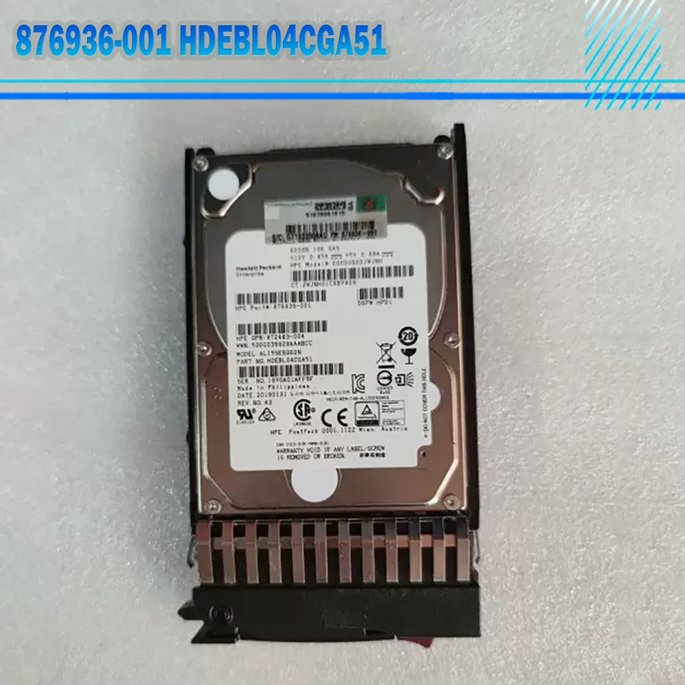 For HP 876936-001 600G SAS 2.5'' 10K HDEBL04CGA51 HDD