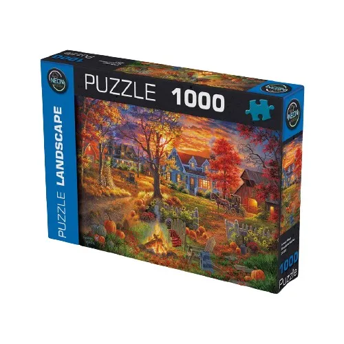 Neon 1000 Piece Jigsaw Puzzle 20591 Town Latest Spring